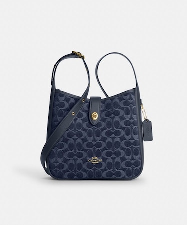 【公式】ハドリー コンバーチブル クロスボディ バッグ・シグネチャー デニム