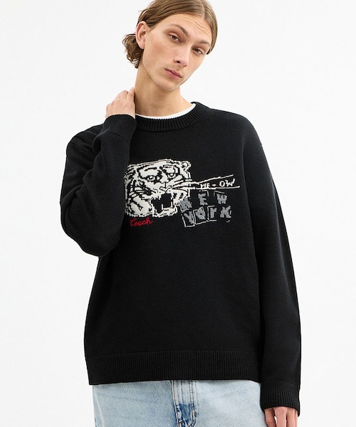 お値下げ　新品タグ付き　ＣＯＡＣＨ　セーター　ウール100％　コーチ　送料込 公式】タイガー セーター｜コーチ アウトレットのアウトレット通販