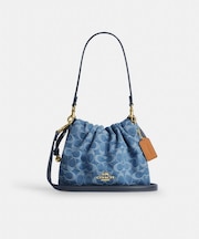 【公式】フェイ ドローストリング バッグ・シグネチャー デニム