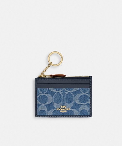 【公式】ミニ スキニー ID ケース・シグネチャー デニム