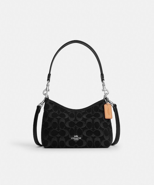 【公式】ローレル スモール ショルダー バッグ・シグネチャー デニム