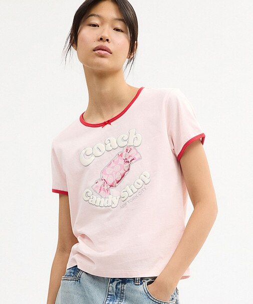 【公式】キャンディ ショップ スクープ ネック Tシャツ