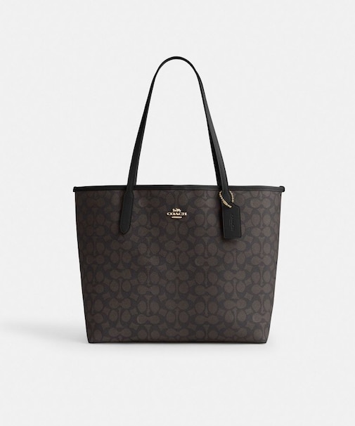 【公式】シティ トート バッグ・シグネチャー キャンバス