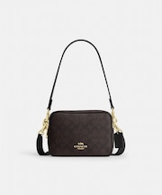 【公式】ミニ キャリー クロスボディ バッグ・シグネチャー キャンバス