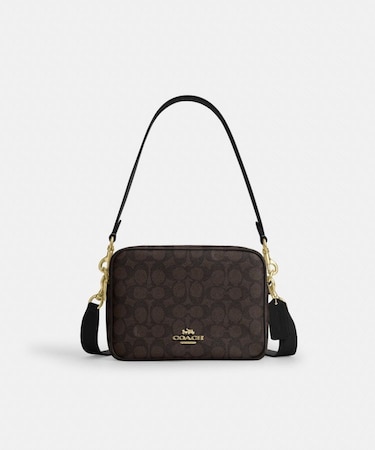 【公式】キャリー クロスボディ バッグ・シグネチャー キャンバス