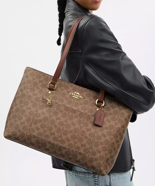 COACH ステーショントートバッグ　シグネチャーキャンバス 公式】ステーション トート バッグ・シグネチャー キャンバス｜コーチ