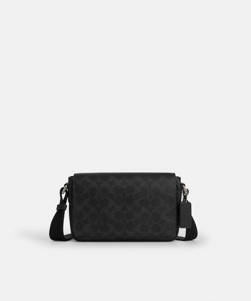 【公式】ジャック スモール フラップ クロスボディ バッグ・シグネチャー キャンバス