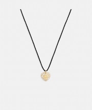 【公式】パヴェ ハート コード ペンダント ネックレス