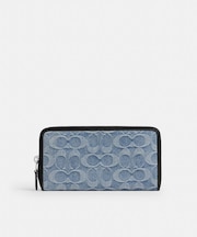 【公式】アコーディオン ウォレット・ラブド シグネチャー デニム