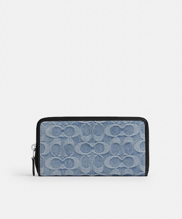 【公式】アコーディオン ウォレット・ラブド シグネチャー デニム