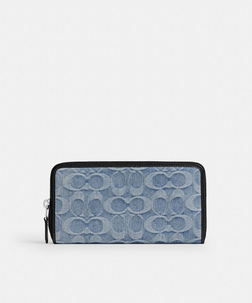 【公式】アコーディオン ウォレット・ラブド シグネチャー デニム