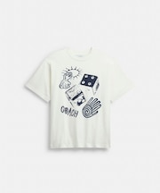 【公式】ダイス コラージュ リラックスド Tシャツ