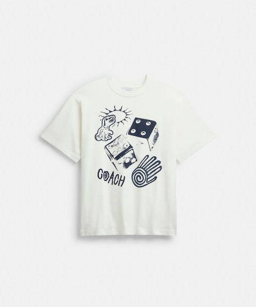 【公式】ダイス コラージュ リラックスド Tシャツ