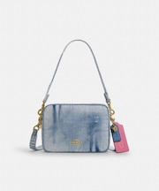 【公式】キャリー クロスボディ バッグ・ラブド デニム・チャーム