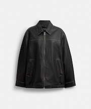 【公式】ラブド オーバーサイズド レザー ジャケット