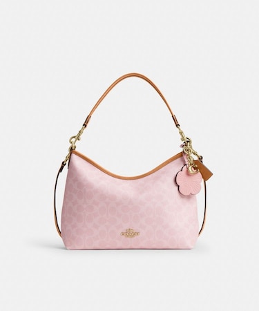 【公式】ローレル ショルダー バッグ・シグネチャー キャンバス・チャーム