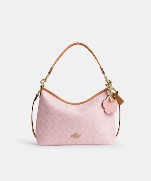 【公式】ローレル ショルダー バッグ・シグネチャー キャンバス・チャーム