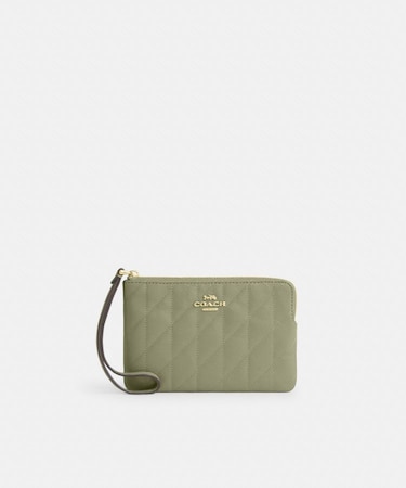 【公式】コーナー ジップ リストレット・キルティング