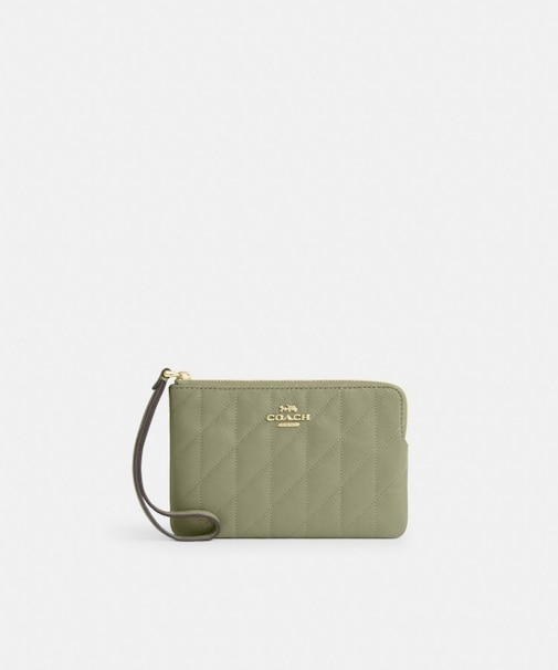 【公式】コーナー ジップ リストレット・キルティング