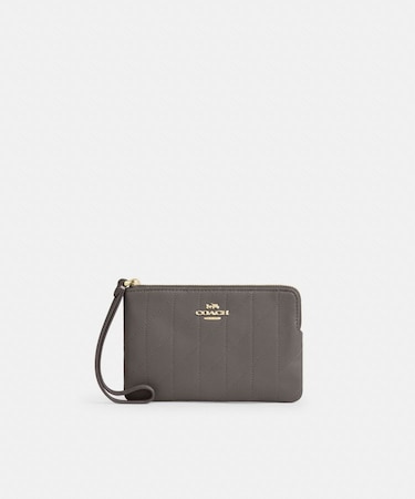 【公式】コーナー ジップ リストレット・キルティング