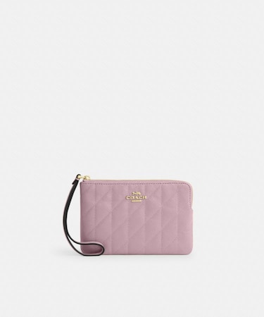 【公式】コーナー ジップ リストレット・キルティング