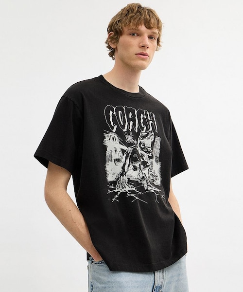 公式】ダイナソー シティ リラックスド Tシャツ｜コーチ アウトレット