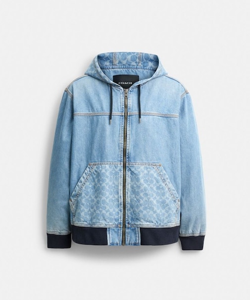 【公式】シグネチャー デニム ジップ ジャケット