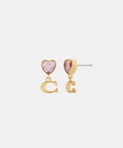 【公式】ハート シグネチャー スタッド ドロップ ピアス
