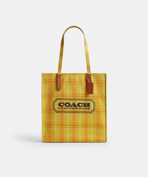 【公式】キャンバス トート バッグ・プラッド プリント