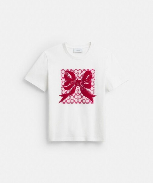【公式】シグネチャー スクエア ボウ クラシック Tシャツ