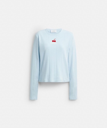 【公式】チェリー ポインテール ロング スリーブ Tシャツ