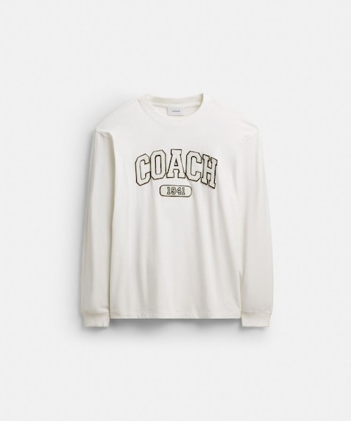 【公式】スポーティ リラックスド ロング スリーブ Tシャツ