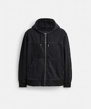 シグネチャー デニム ジップ ジャケット
