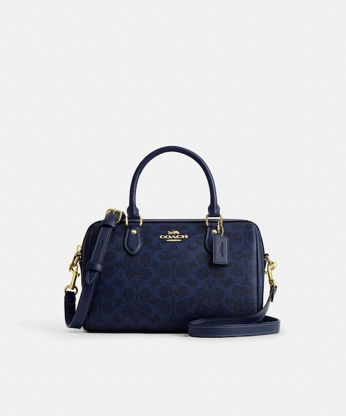 COACH ローアンサッチェルバッグ　シグネチャーキャンバスチャーム ローアン サッチェル バッグ・シグネチャー キャンバス｜コーチ