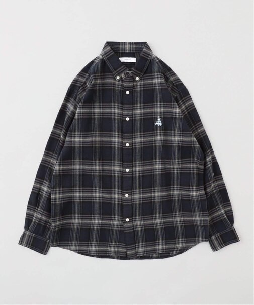 NEW ブレーメン PLAID チェックレギュラーカラーシャツ