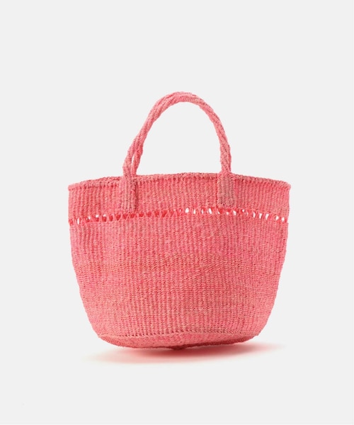 AFRICAN SQUARE/アフリカンスクエア サイザルバッグ スカシライン