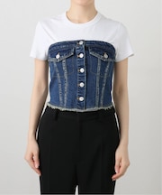 デニムビスチェ