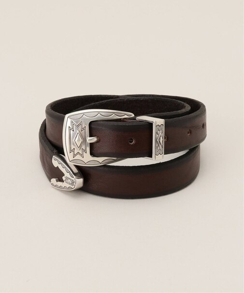 【ITALIAN BELTS/イタリアンベルツ】ウエスタンバックルベルト  948-25-4F