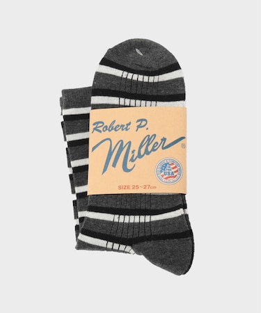 Robert P. Miller / ソックス　Mボーダー / 350C