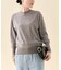 cotton silk crew プルオーバー