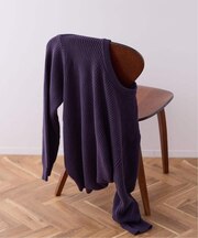 WASHABLE RIB コットンニット