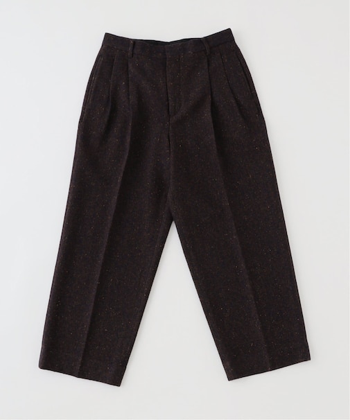 LA BOUCLE (ラブークル) HERRINGBONE WIDE パンツ