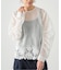 MOUJIC/ムジィーク 別注 FLOWER LACE BLOUSE