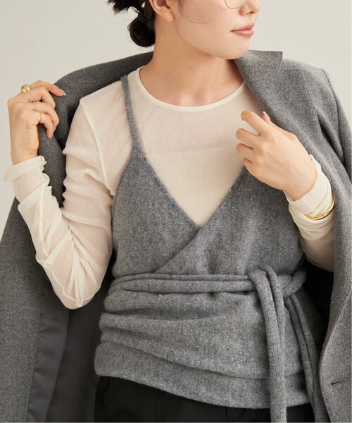 【plage】新品未使用　イタリア糸 カシュクール ジレ イタリア糸 カシュクール ジレ｜ベーセーストックのアウトレット通販