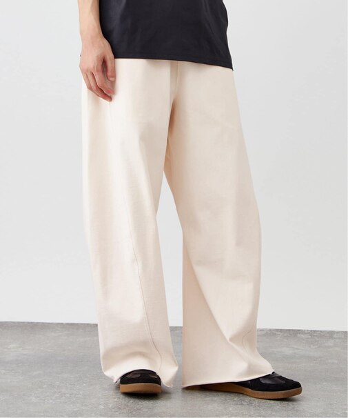 3D 天竺スウェット バギーパンツ