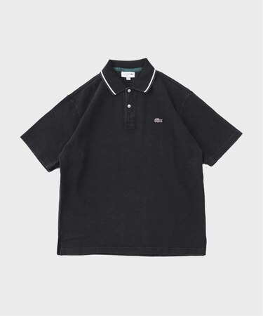 【LACOSTE / ラコステ】配色リブニットインディゴポロシャツ