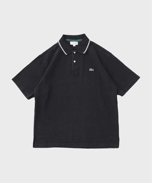 【LACOSTE / ラコステ】配色リブニットインディゴポロシャツ