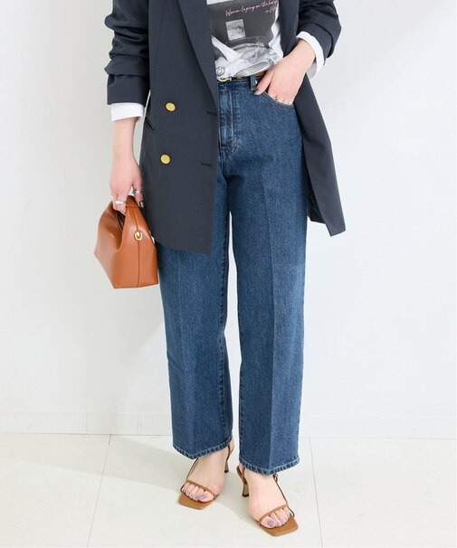 《追加3》【WEB限定】ミッドライズテーパード5ポケット JEAN