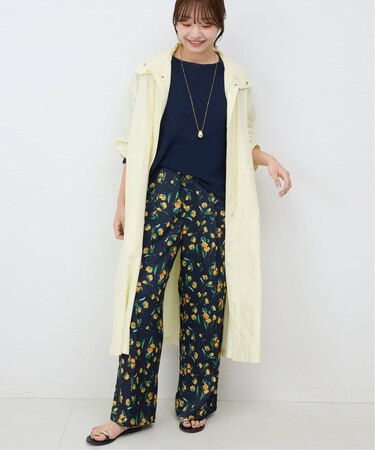 フェザータフタドロストフーディーコート