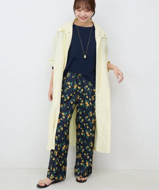 フェザータフタドロストフーディーコート